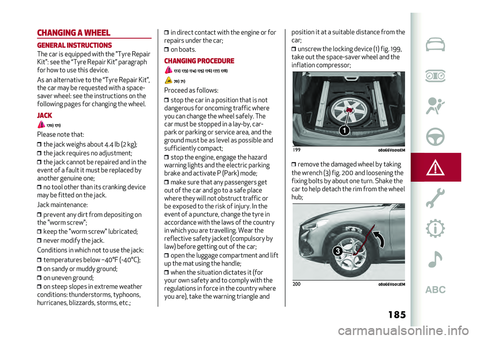 Alfa Romeo Stelvio 2020  Owners Manual ��
��
������� � �����
�������
 ���	����
�����	
��� ��� �	� ��6��	���� ��	�� ��� �8���� �����	�
�A�	��8�* ��� ��� �K���� �����	�