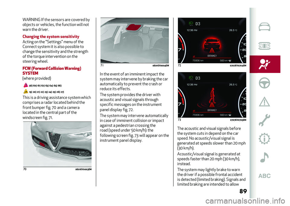 Alfa Romeo Stelvio 2020 Owners Manual �
�����-�#�-�@ �#� ��� ���
���� ��� ������� ��
���(���� �� ����	����� ��� ���
���	��
 ��	�� �
��
����
 ��� ���	����
�������� 