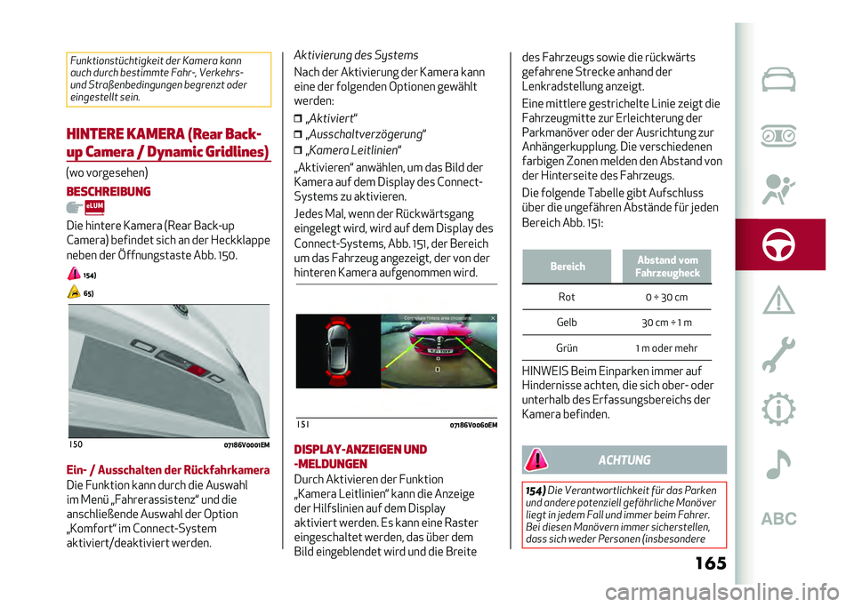 Alfa Romeo Stelvio 2020  Betriebsanleitung (in German) ������
�����
������������ ��� �*����� ���
�

���� ����� ��������� �����N�! ���������
��
� �����	��
�����
���
���
 �����