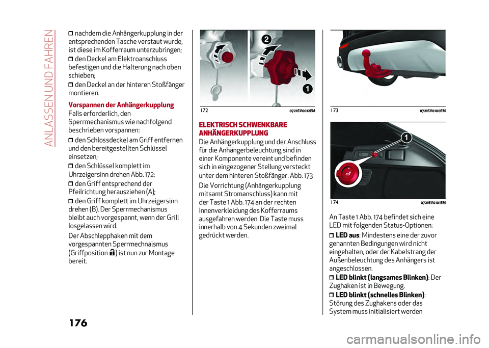 Alfa Romeo Stelvio 2020  Betriebsanleitung (in German) ���1�-����,�1��@�1��� ��+��,�1
��	� ���&���	� ���	 �������	����(�(���� �� ��	�
�	���
�(��	�&��	���	� �*��
�&��	 �!�	��
���� �����	�
��
� ���	