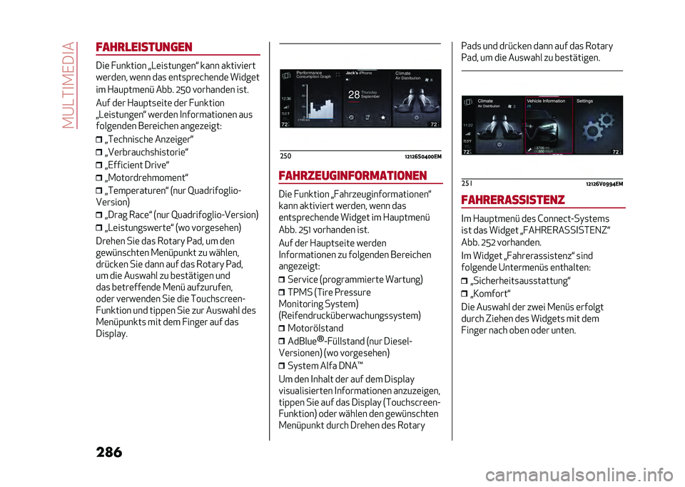 Alfa Romeo Stelvio 2020  Betriebsanleitung (in German) ��.�@�-�*�
�.�,��
�
��
�����
�
�������	��
���	 � ������� �>�-�	��
�����	��? ���� �����!��	��
��	���	�� ��	�� ���
 �	���
�(��	�&��	���	 ����