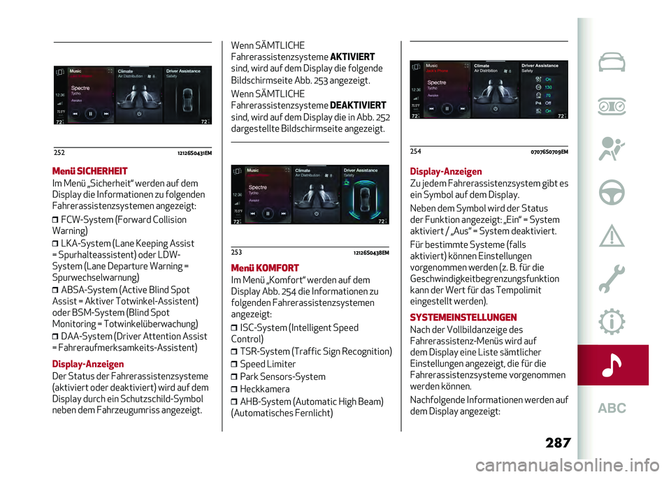 Alfa Romeo Stelvio 2020  Betriebsanleitung (in German) ��
�	���)�J ������
����
�
� �.�	��# �>���&��	���	���? ��	���	� ��� ��	�
���
�(���) ���	 �
�����������	� �� �����	���	�
� ����	���
�
��
��