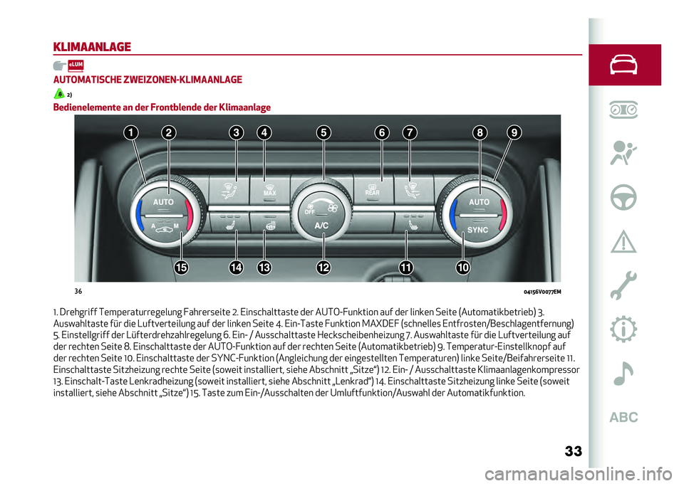Alfa Romeo Stelvio 2020  Betriebsanleitung (in German) ��
��
������
��	�
����6�)�������. �7��.��7�6��.����/��)����/���.
�F�C
������
����$��
�� ��
 ��� � ���
�����
�� ��� ����$���
���� ��
