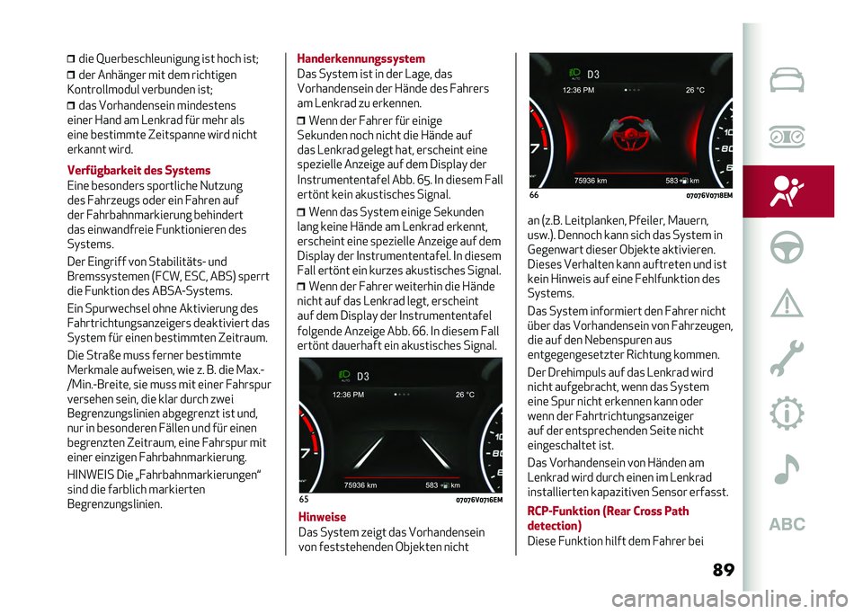 Alfa Romeo Stelvio 2020  Betriebsanleitung (in German) �
����	 ���	���	�
�&���	������� ��
� ���&� ��
��/
��	� �������	� ��� ��	� ���&�����	�
�3������������ �!�	������	� ��
��/ ���
 ����