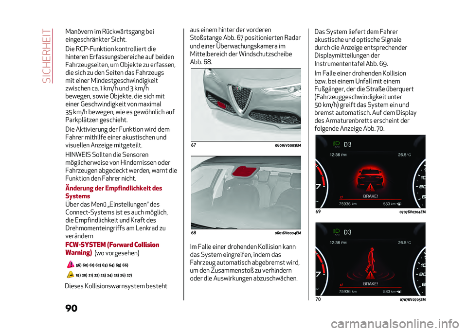 Alfa Romeo Stelvio 2020  Betriebsanleitung (in German) ���
�G�+�,��+�,�
�*
���.���%�!�	�� �� ��#�&������
���� ��	�
�	����	�
�&�������	� ���&���
���	 ��G�2�A� ������� ����������	�� ���	
�����