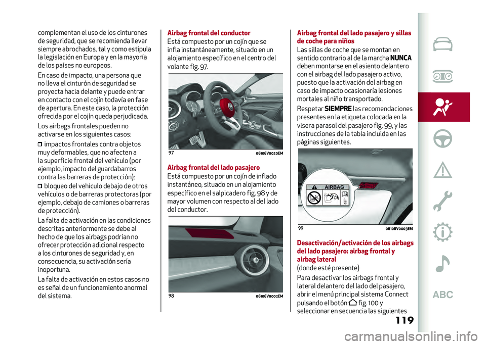 Alfa Romeo Stelvio 2020  Manual del propietario (in Spanish) ������
����
����	� �� ��� �� ��� ����������
�� ��������	�� ��� �� �����
�����	 �����	�
����
��� �	�&�����	���� ��	� �
 ��