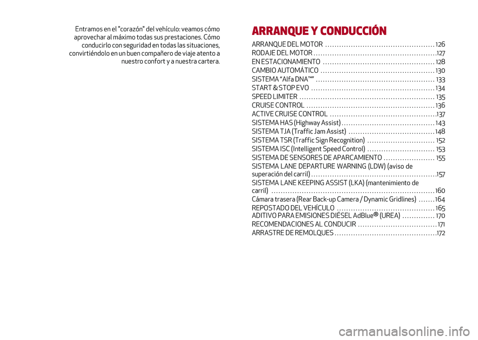 Alfa Romeo Stelvio 2020  Manual del propietario (in Spanish) 