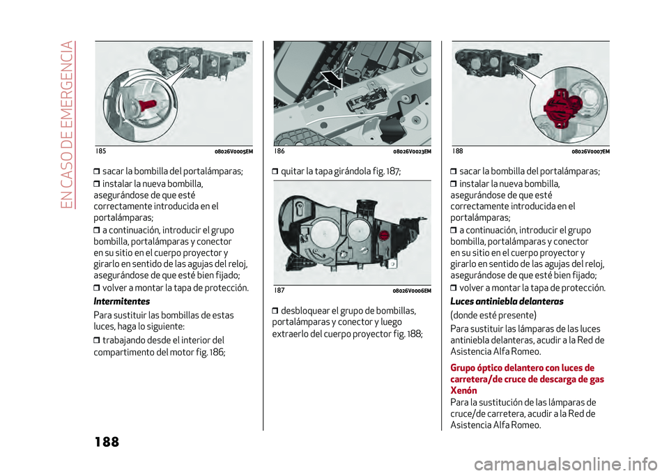 Alfa Romeo Stelvio 2020  Manual del propietario (in Spanish) ���0��*��"�/��9�������)��0�*�@�
��
�
 ��	�
�=�@�=�D�?�5�=�=�=�E����	��	� ��	 �&��
�&����	 ��� �����	���
��	��	��=
�����	��	� ��	 �����	 �&��
�&����