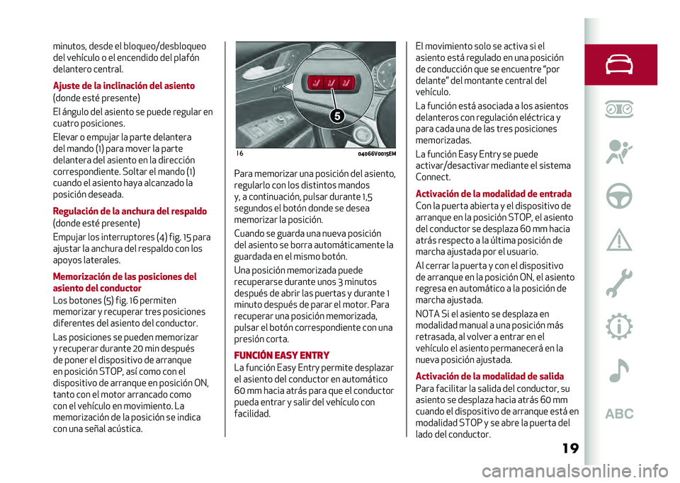 Alfa Romeo Stelvio 2020  Manual del propietario (in Spanish) ���
������� ����� �� �&�������;����&������
��� �������� � �� ��������� ��� ���	��#�
����	����� ������	��
��(���� �� �