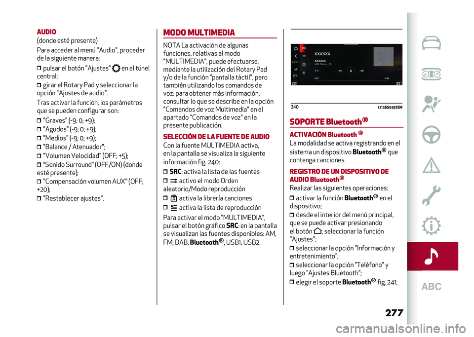 Alfa Romeo Stelvio 2020  Manual del propietario (in Spanish) ��	�	�����	
�.����� ����$ ���������1
�7�	��	 �	������ �	� �
���  �8������8� ��������
�� ��	 ��������� �
�	����	�-
�����	� �� �&���#