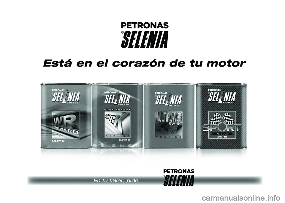 Alfa Romeo Stelvio 2020  Manual del propietario (in Spanish) En tu taller, pide
Está en el corazón de tu motor  