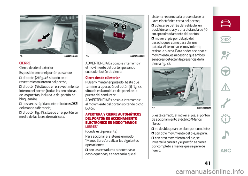 Alfa Romeo Stelvio 2020  Manual del propietario (in Spanish) ����
�=�C�D�=�?�5�=�=�A�C��
������
�*����� ����� �� ��<������
�� �����&�� �����	� �� �����#� �����	����- �� �&���#� �.�4�1 ���� �M�O 