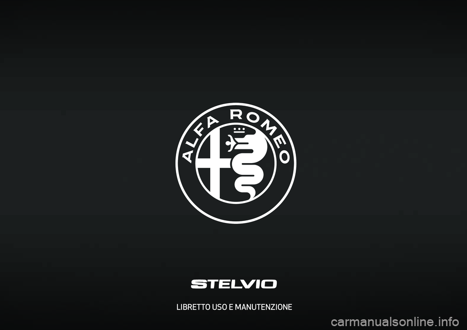 Alfa Romeo Stelvio 2020  Manuale del proprietario (in Italian) LIBRETTO USO E MANUTENZIONE
cop lum Stelvio IT.indd   115/11/16   10:55 