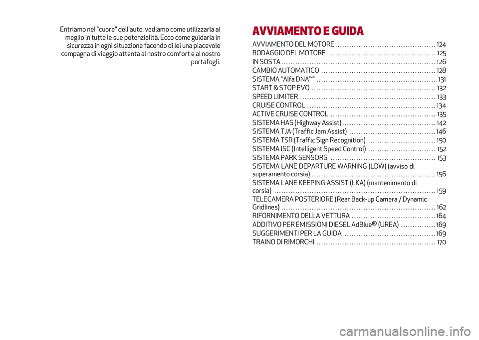 Alfa Romeo Stelvio 2020  Manuale del proprietario (in Italian) 