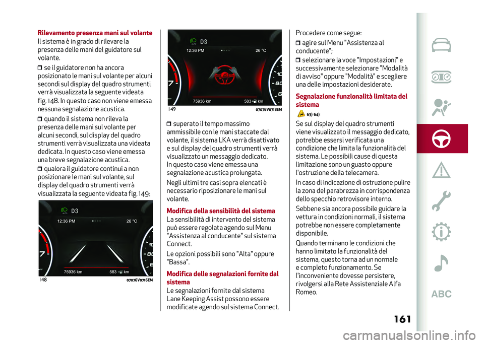 Alfa Romeo Stelvio 2020  Manuale del proprietario (in Italian) ����&��	���� ��
�� ������
�� � ��
� ���	 ���	��
��
�<� ����
��
�	 � �� ���	�� �� ������	�� ��	
��������	 ����� �
�	�� ��� �����	�
�