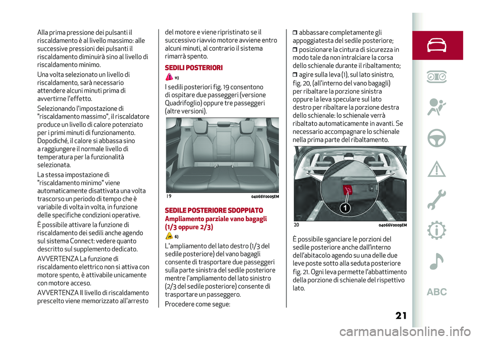 Alfa Romeo Stelvio 2020  Manuale del proprietario (in Italian) ������	 ����
�	 ��������� ��� �����	��
� ��
�����	���	�
���
� � �	� ������� �
�	����
��) �	���
���������� ��������� ��� ���