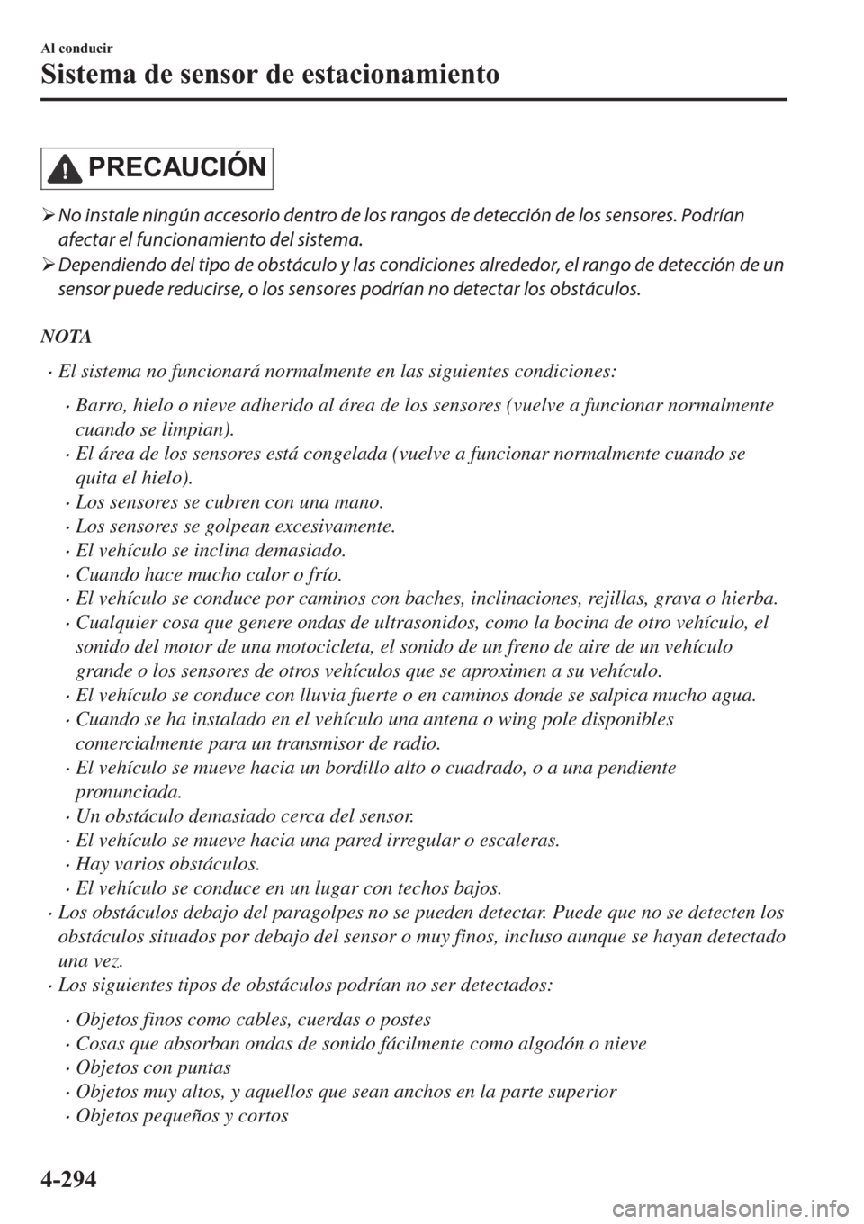 MAZDA MODEL 3 HATCHBACK 2019  Manual del propietario (in Spanish) �3�5�(�&�$�8�&�,�