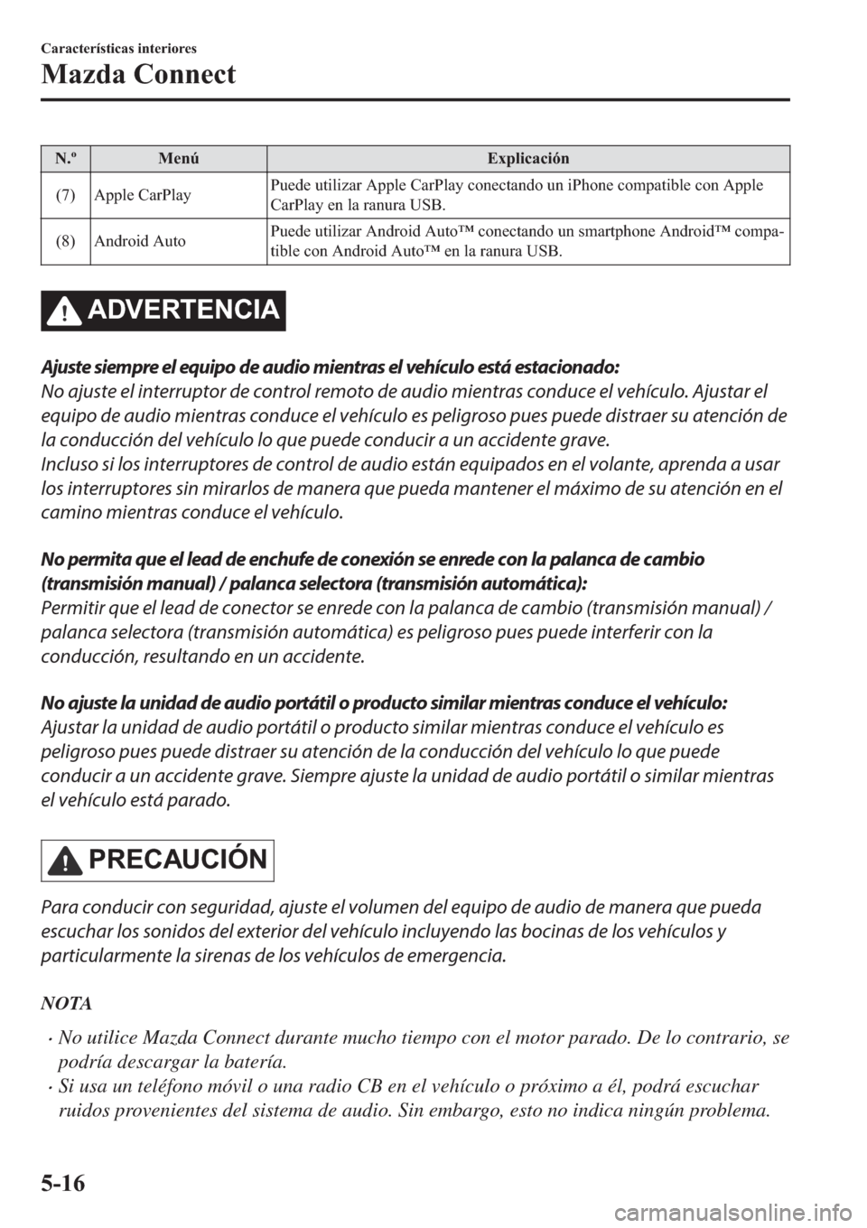 MAZDA MODEL 3 HATCHBACK 2019  Manual del propietario (in Spanish) �1��