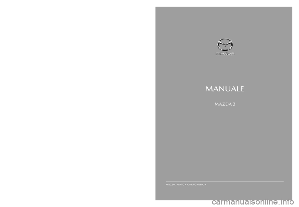 MAZDA MODEL 3 HATCHBACK 2019  Manuale del proprietario (in Italian) 