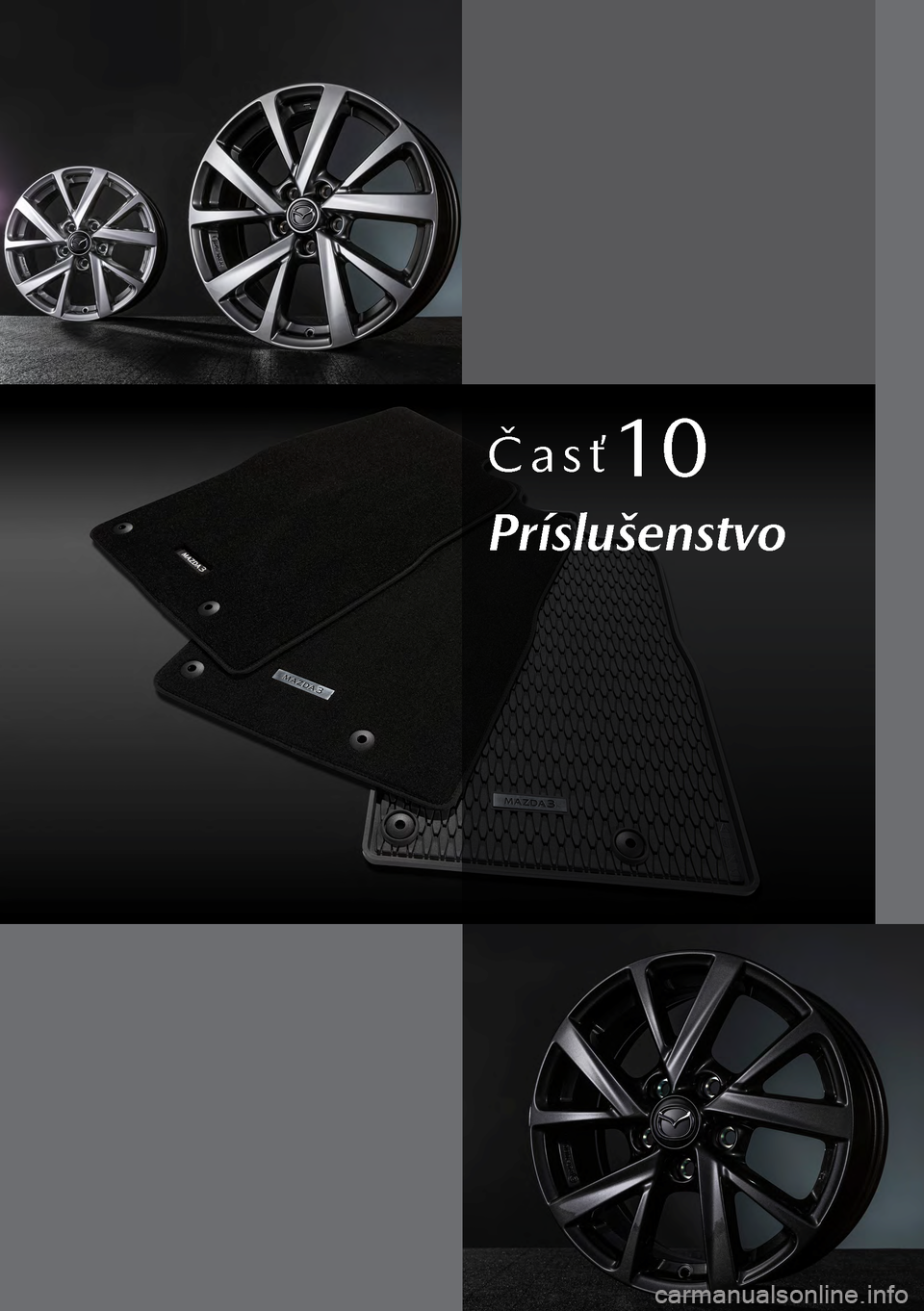 MAZDA MODEL 3 HATCHBACK 2019  Užívateľská príručka (in Slovak) Časť10
Príslušenstvo  