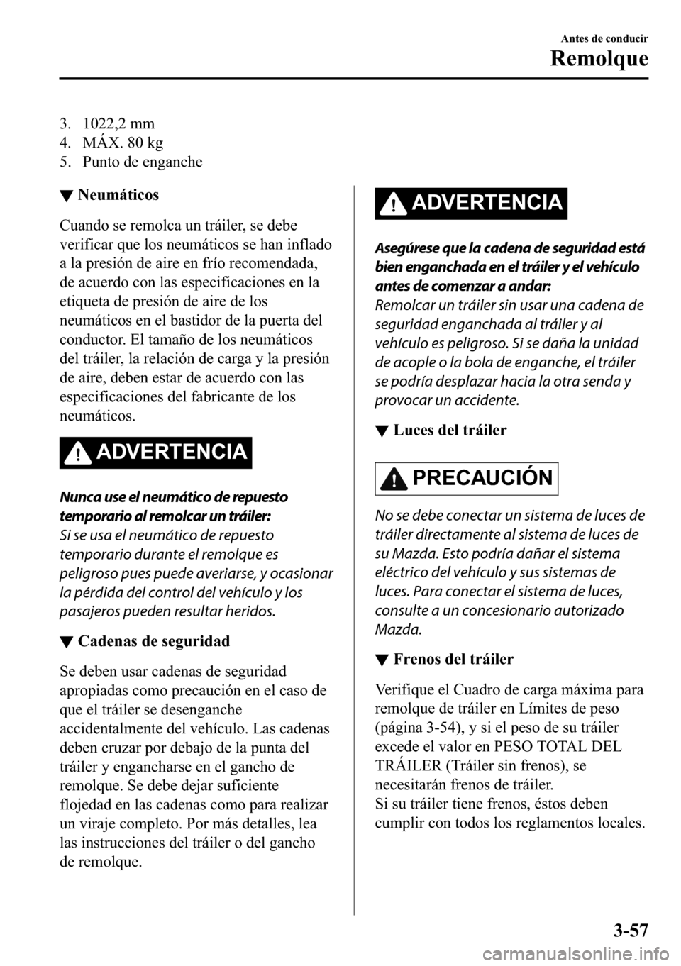 MAZDA MODEL 3 HATCHBACK 2018  Manual del propietario (in Spanish)  �� ��������P�P
�� �0�