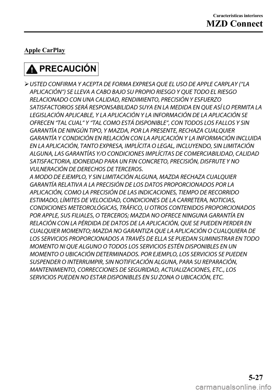 MAZDA MODEL 3 HATCHBACK 2018  Manual del propietario (in Spanish)  �$�S�S�O�H��&�D�U�3�O�D�\
�3�5�(�&�$�8�&�,�