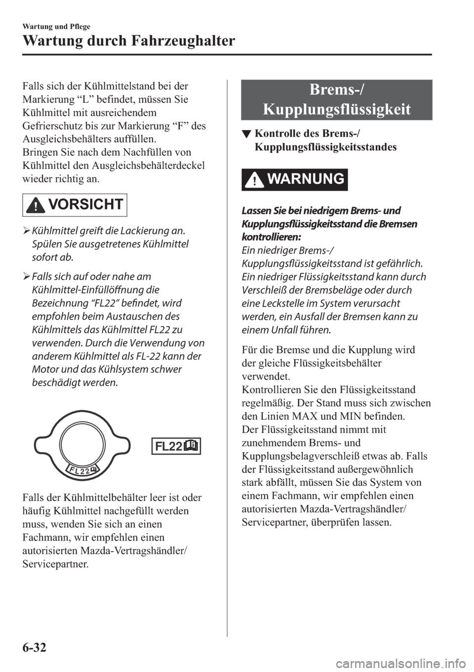 MAZDA MODEL 6 2019  Betriebsanleitung (in German) �)�D�O�O�V��V�L�F�K��G�H�U��.�