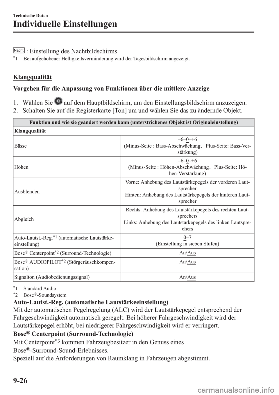 MAZDA MODEL 6 2019  Betriebsanleitung (in German) ����(�L�Q�V�W�H�O�O�X�Q�J��G�H�V��1�D�F�K�W�E�L�O�G�V�F�K�L�U�P�V�
� �%�H�L��D�X�I�J�H�K�R�E�H�Q�H�U��+�H�O�O�L�J�N�H�L�W�V�Y�H�U�P�L�Q�G�H�U�X�Q�J��Z�L�U�G��G�H�U��7�D�J�H�V�E�L�O�G�V�F�K�