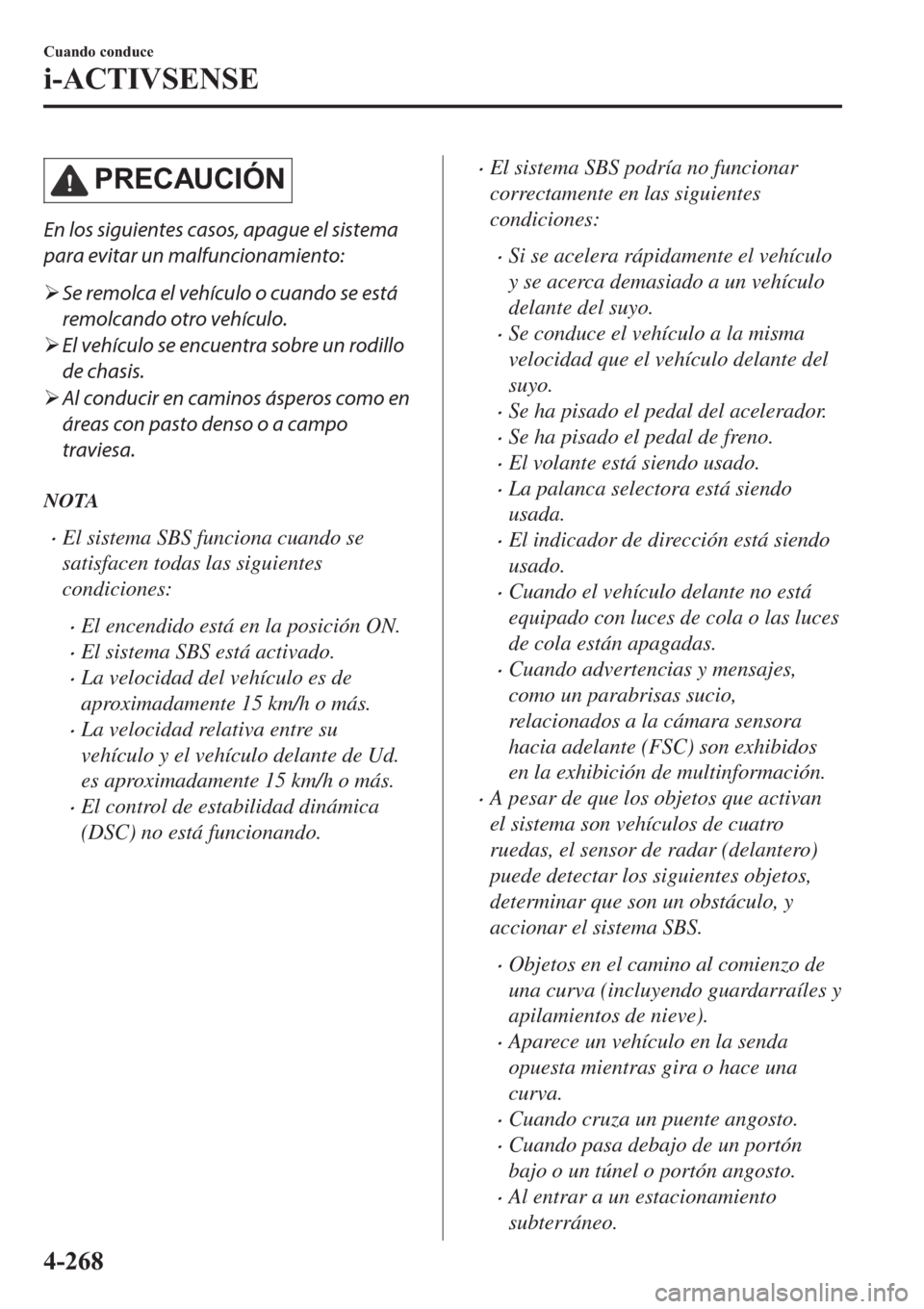 MAZDA MODEL 6 2019  Manual del propietario (in Spanish) �3�5�(�&�$�8�&�,�