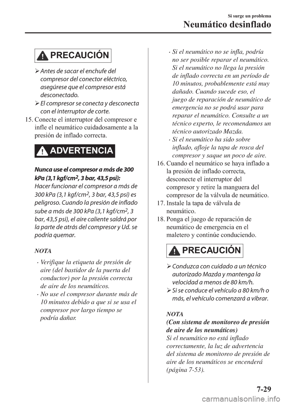 MAZDA MODEL 6 2019  Manual del propietario (in Spanish) �3�5�(�&�$�8�&�,�