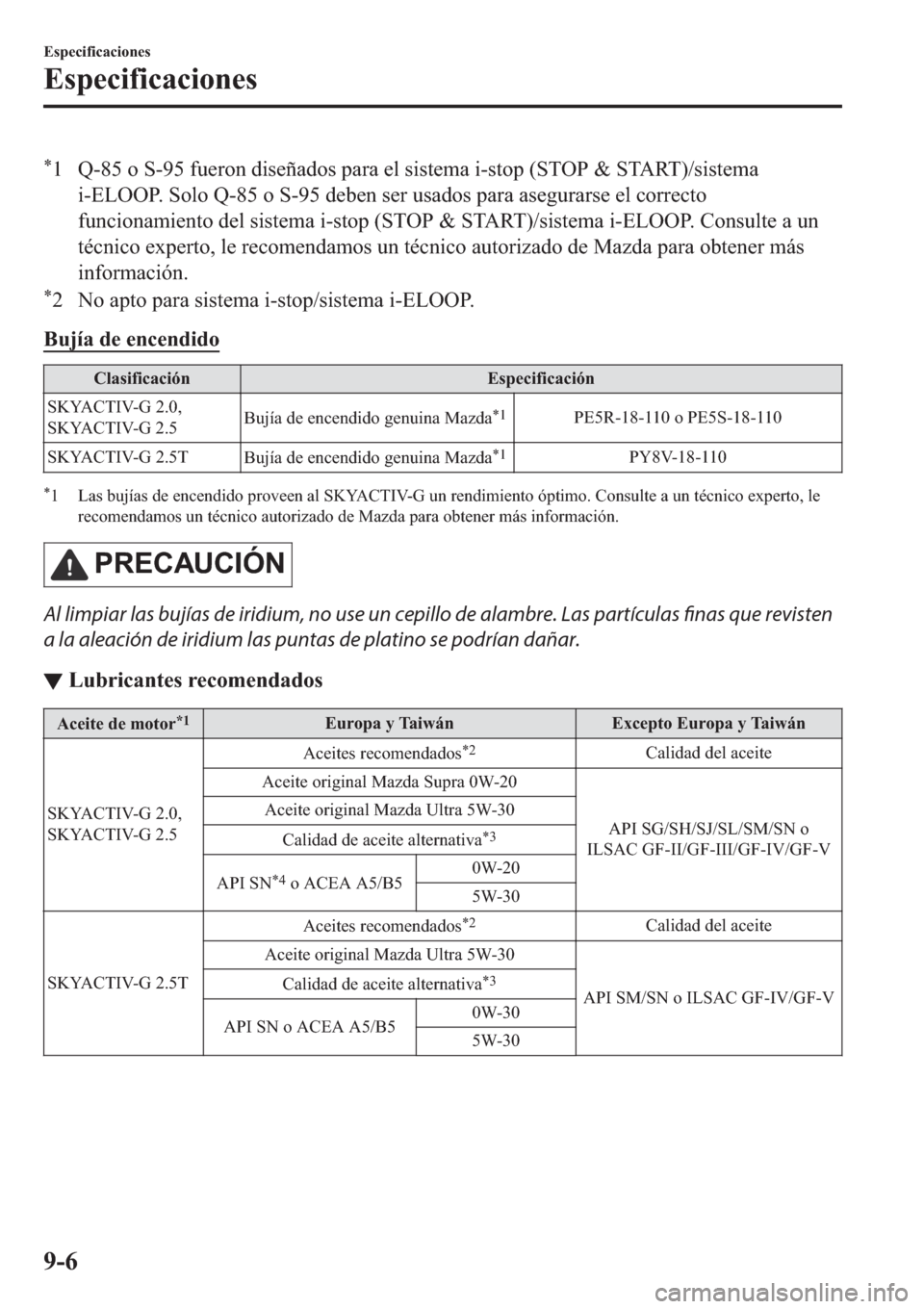 MAZDA MODEL 6 2019  Manual del propietario (in Spanish) �
� �4�����R��6�����I�X�H�U�R�Q��G�L�V�H�x�D�G�R�V��S�D�U�D��H�O��V�L�V�W�H�P�D��L��V�W�R�S���6�7�2�3��	��6�7�$�5�7���V�L�V�W�H�P�D
�L��(�/�2�2�3���6�R�O�R��4�����R��6�