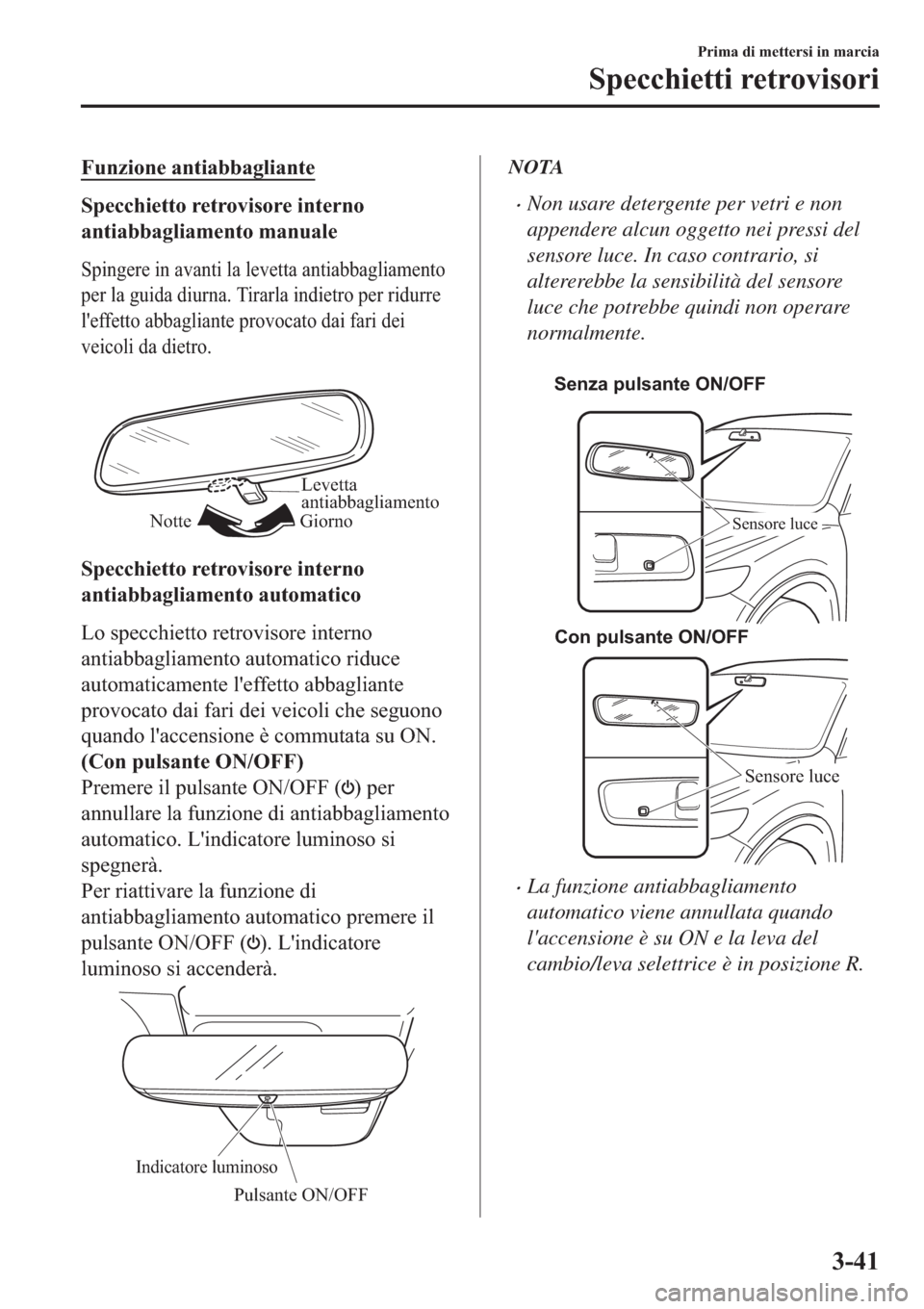 MAZDA MODEL 6 2019  Manuale del proprietario (in Italian)  �)�X�Q�]�L�R�Q�H��D�Q�W�L�D�E�E�D�J�O�L�D�Q�W�H
�6�S�H�F�F�K�L�H�W�W�R��U�H�W�U�R�Y�L�V�R�U�H��L�Q�W�H�U�Q�R
�D�Q�W�L�D�E�E�D�J�O�L�D�P�H�Q�W�R��P�D�Q�X�D�O�H
�6�S�L�Q�J�H�U�H��L�Q��D�Y�D�Q�W�L�
