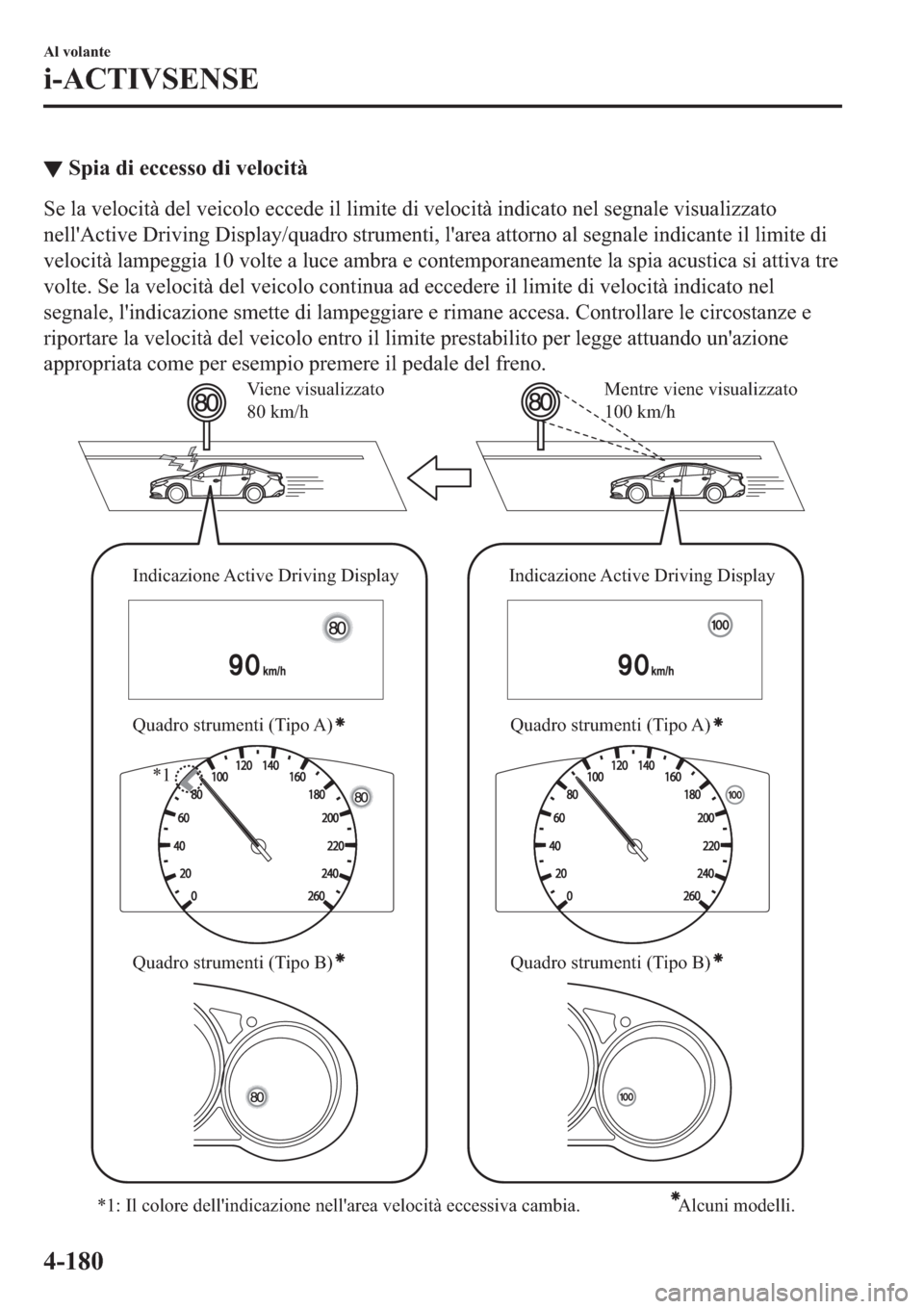 MAZDA MODEL 6 2019  Manuale del proprietario (in Italian)  ▼�6�S�L�D��G�L��H�F�F�H�V�V�R��G�L��Y�H�O�R�F�L�W�j
�6�H��O�D��Y�H�O�R�F�L�W�j��G�H�O��Y�H�L�F�R�O�R��H�F�F�H�G�H��L�O��O�L�P�L�W�H��G�L��Y�H�O�R�F�L�W�j��L�Q�G�L�F�D�W�R��Q�H�O��V�H