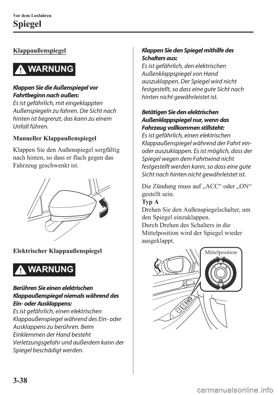 MAZDA MODEL 6 2018  Betriebsanleitung (in German) �.�O�D�S�S�D�X�