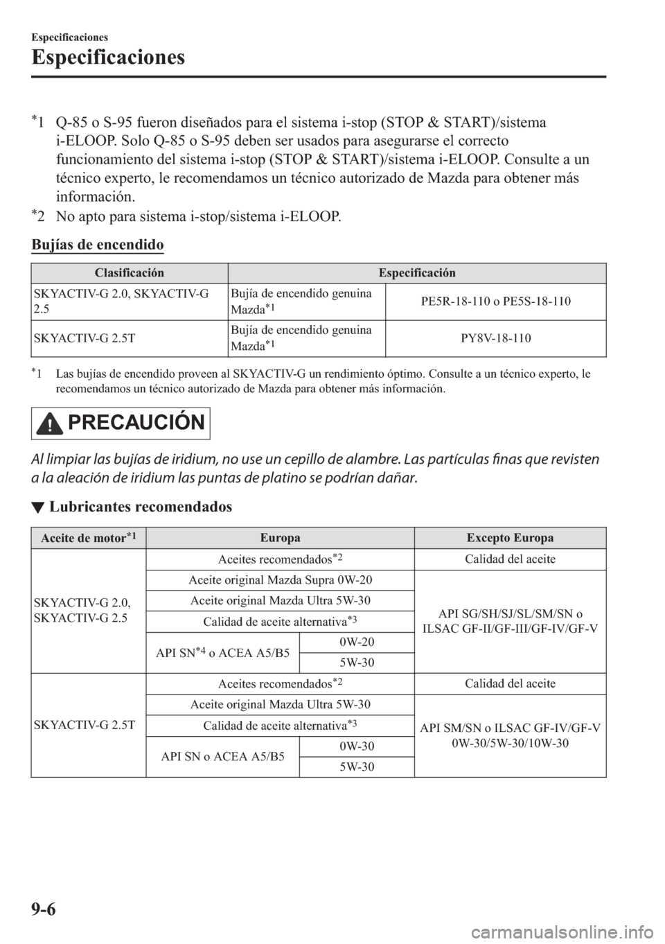 MAZDA MODEL 6 2018  Manual del propietario (in Spanish) �
� �4�����R��6�����I�X�H�U�R�Q��G�L�V�H�x�D�G�R�V��S�D�U�D��H�O��V�L�V�W�H�P�D��L��V�W�R�S���6�7�2�3��	��6�7�$�5�7���V�L�V�W�H�P�D
�L��(�/�2�2�3���6�R�O�R��4�����R��6�