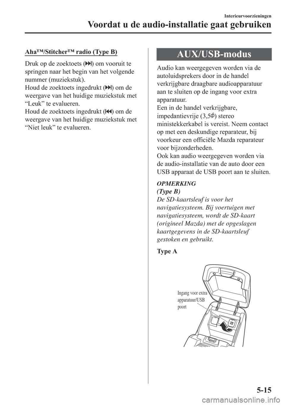 MAZDA MODEL 6 2018  Handleiding (in Dutch) �$�K�D�