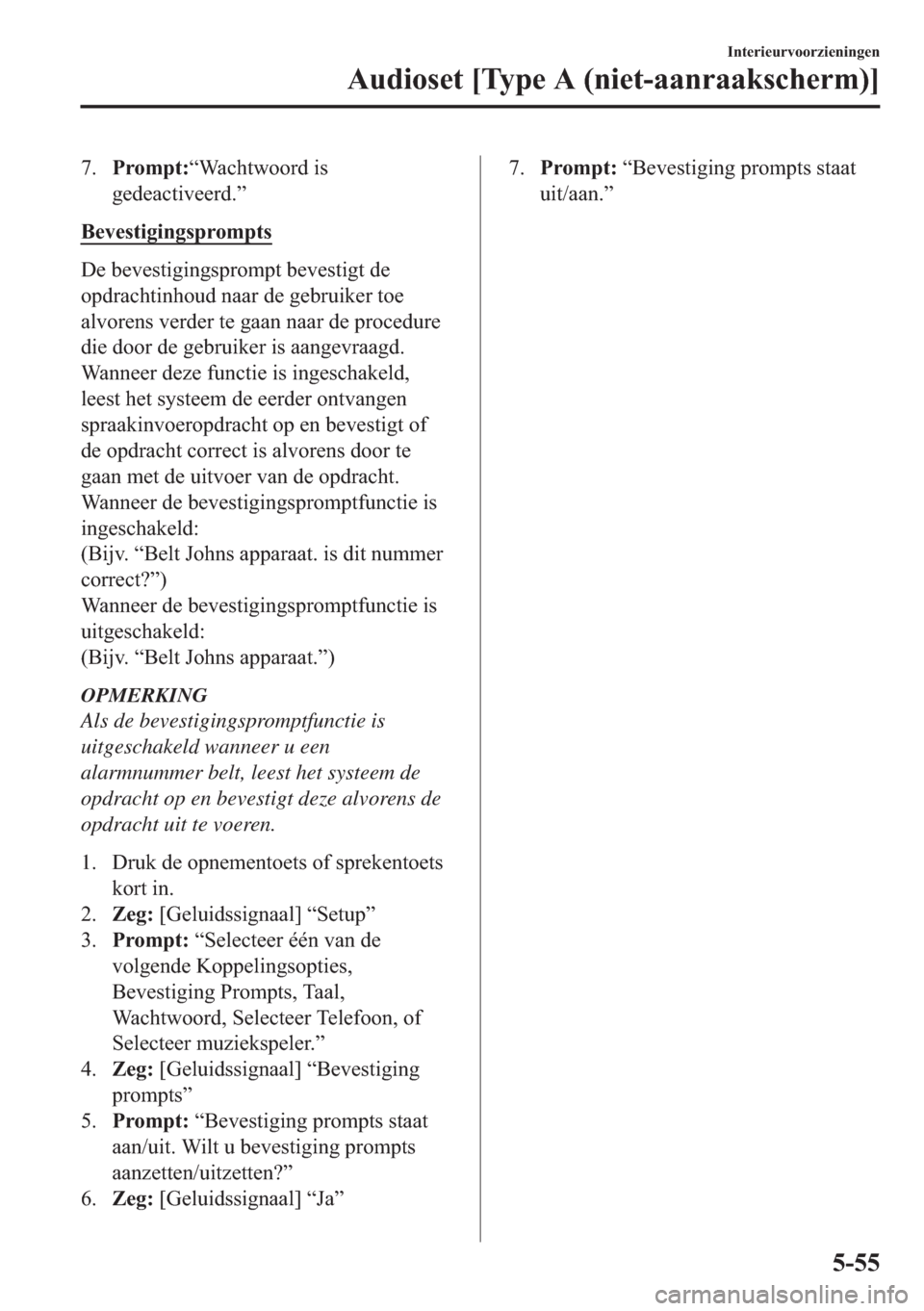 MAZDA MODEL 6 2018  Handleiding (in Dutch)    3 U R P S W  