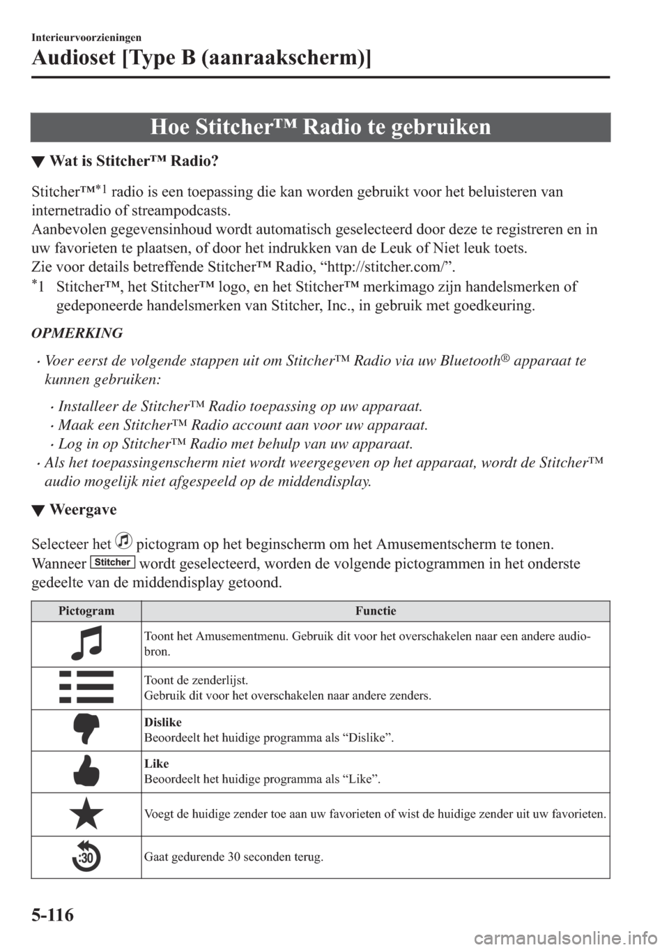 MAZDA MODEL 6 2018  Handleiding (in Dutch) �+�R�H��6�W�L�W�F�K�H�U�Œ��5�D�G�L�R��W�H��J�H�E�U�X�L�N�H�Q
▼�:�D�W��L�V��6�W�L�W�F�K�H�U�