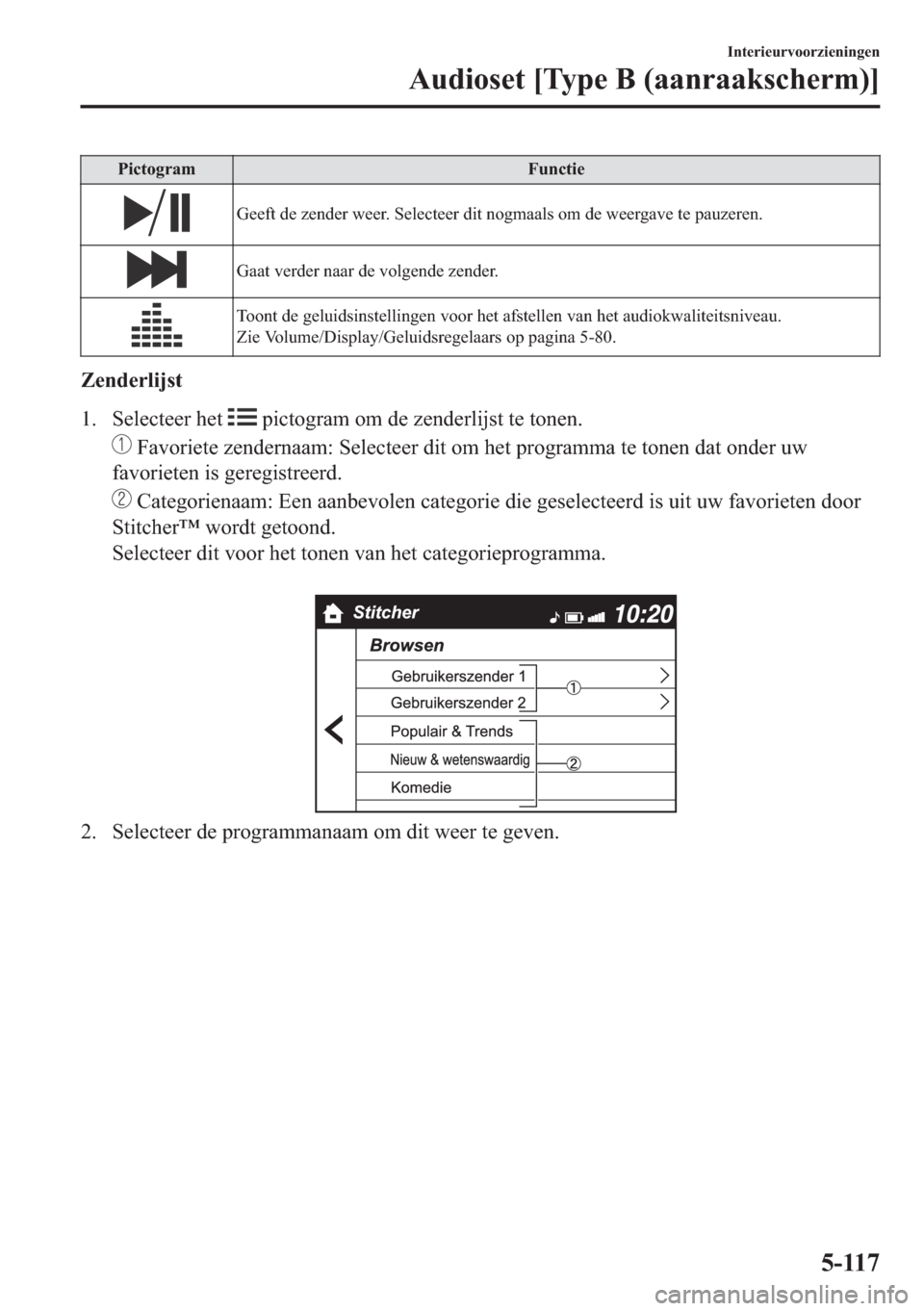 MAZDA MODEL 6 2018  Handleiding (in Dutch) �3�L�F�W�R�J�U�D�P �)�X�Q�F�W�L�H
�*�H�H�I�W��G�H��]�H�Q�G�H�U��Z�H�H�U���6�H�O�H�F�W�H�H�U��G�L�W��Q�R�J�P�D�D�O�V��R�P��G�H��Z�H�H�U�J�D�Y�H��W�H��S�D�X�]�H�U�H�Q�
�*�D�D�W��Y�H�U�G�H�