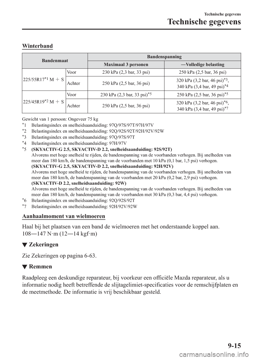 MAZDA MODEL 6 2018  Handleiding (in Dutch) �:�L�Q�W�H�U�E�D�Q�G
�%�D�Q�G�H�Q�P�D�D�W�%�D�Q�G�H�Q�V�S�D�Q�Q�L�Q�J
�0�D�[�L�P�D�D�O����S�H�U�V�R�Q�H�Q