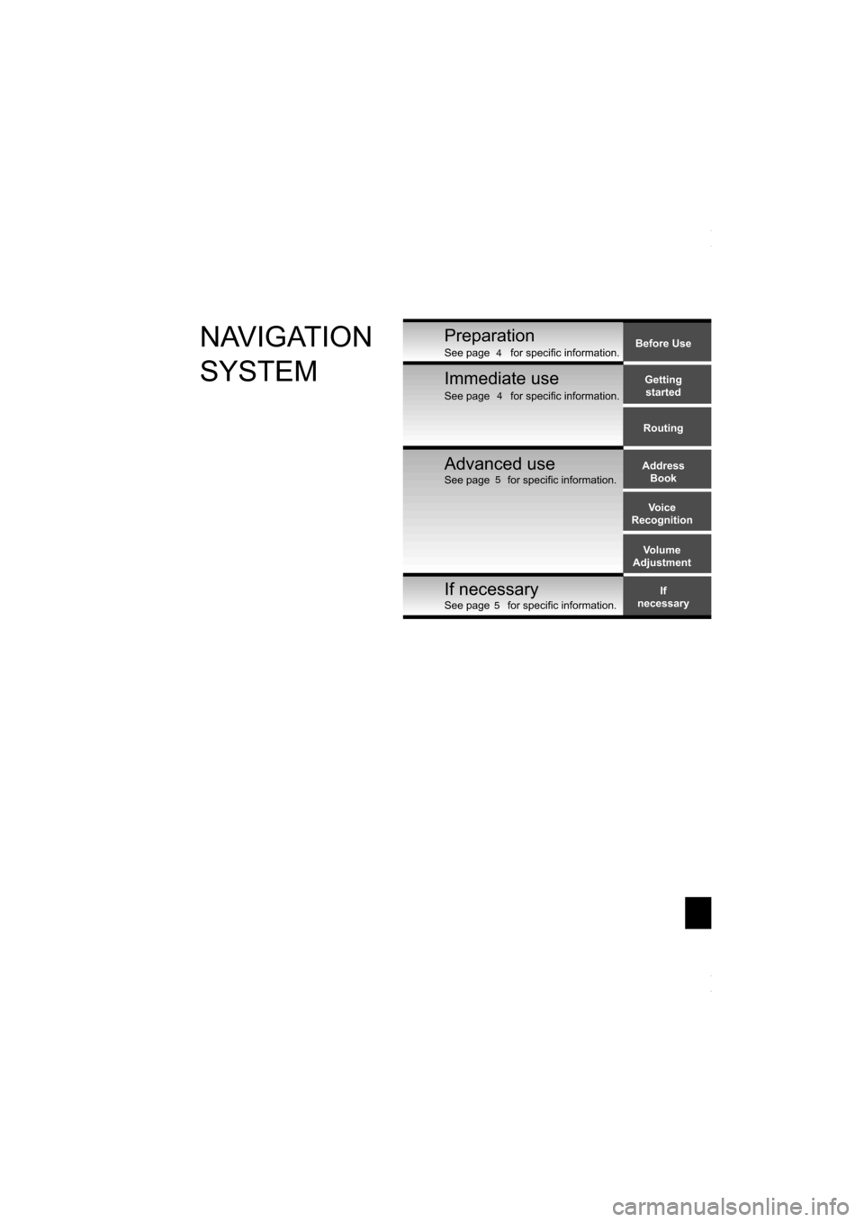 MAZDA MODEL 6 2008  Navigation Manual (in English) 