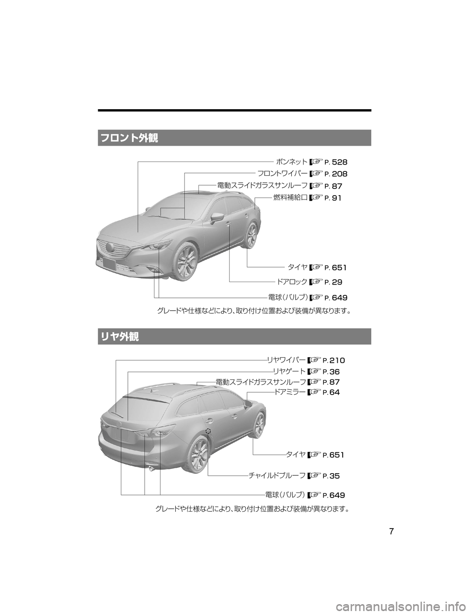 MAZDA MODEL ATENZA 2018  取扱説明書 (アテンザ) (in Japanese) ÑéïÄŽ
���
���
��
��
���
��
���
