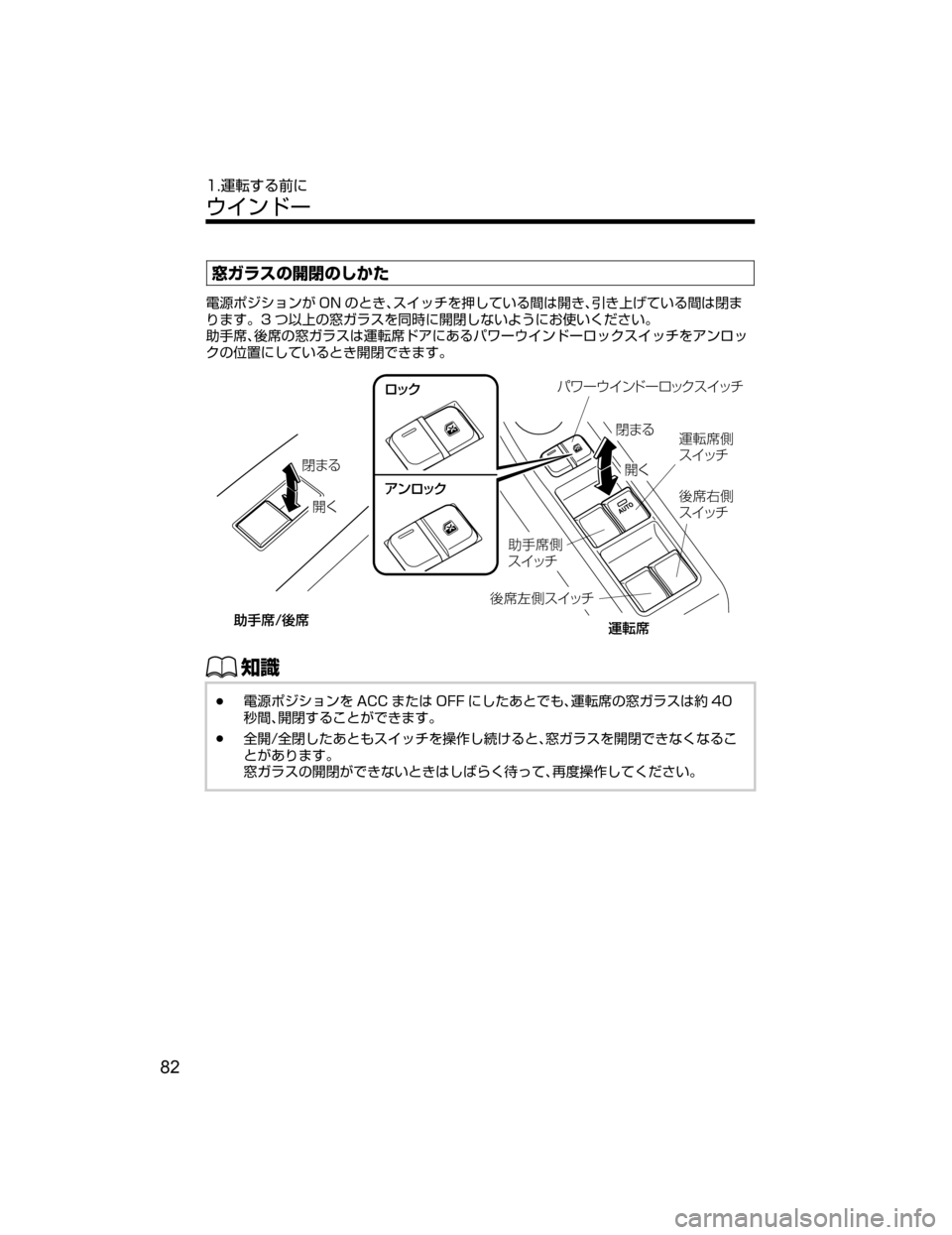MAZDA MODEL AXELA HYBRID 2018  取扱説明書 (アクセラハイブリッド) (in Japanese) 
