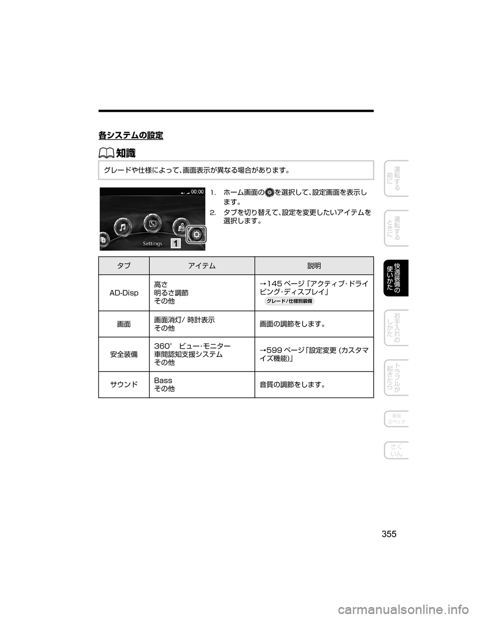 MAZDA MODEL AXELA HYBRID 2018  取扱説明書 (アクセラハイブリッド) (in Japanese) ¤³µÂÜw
ƒ
ŒÝ
