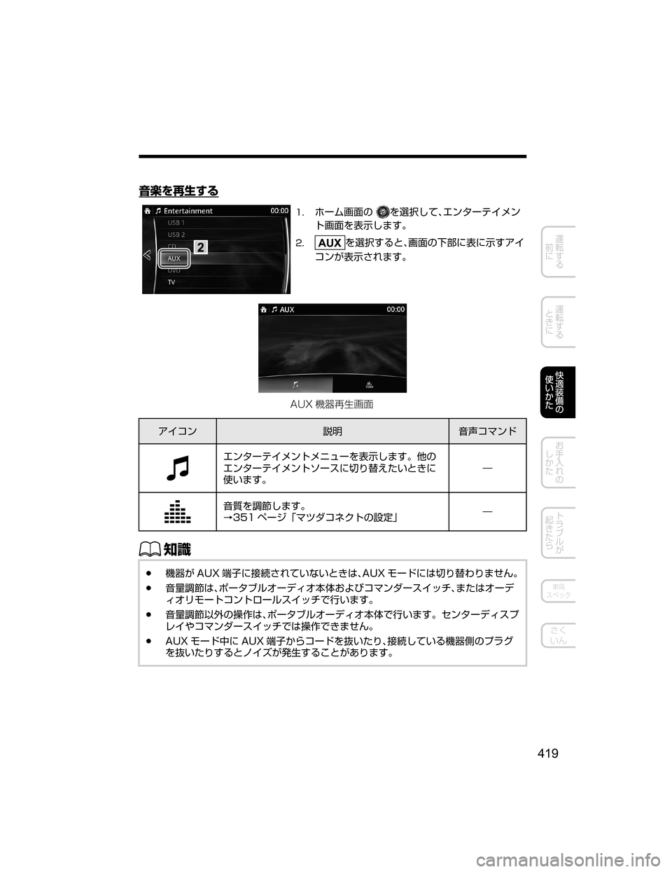 MAZDA MODEL AXELA HYBRID 2018  取扱説明書 (アクセラハイブリッド) (in Japanese) ;