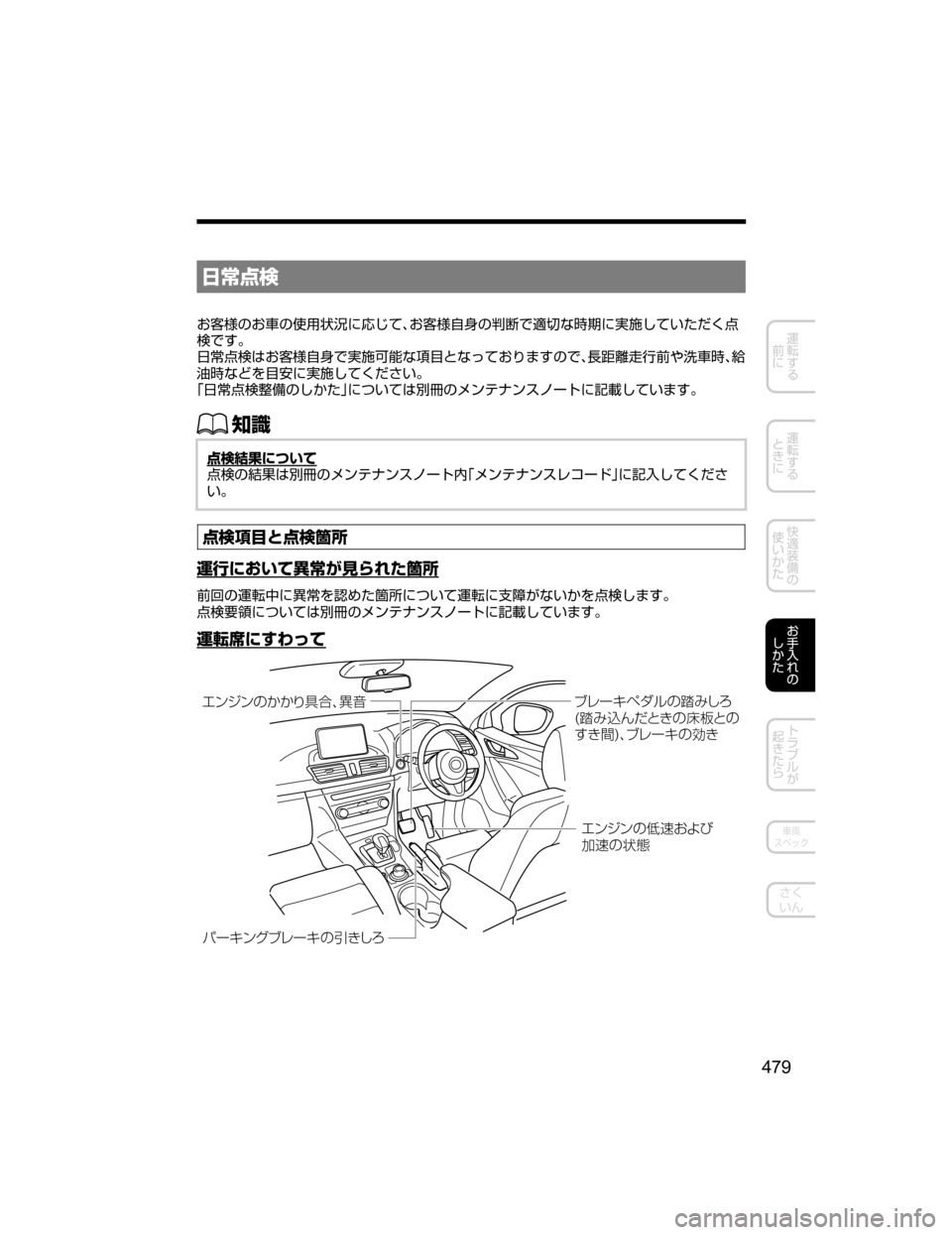 MAZDA MODEL AXELA HYBRID 2018  取扱説明書 (アクセラハイブリッド) (in Japanese) Ô	×:U
Sl7wS	w