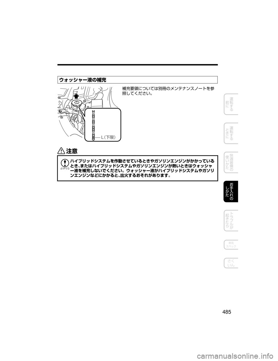 MAZDA MODEL AXELA HYBRID 2018  取扱説明書 (アクセラハイブリッド) (in Japanese) ¢¥¿³ß”÷w4	F
�-