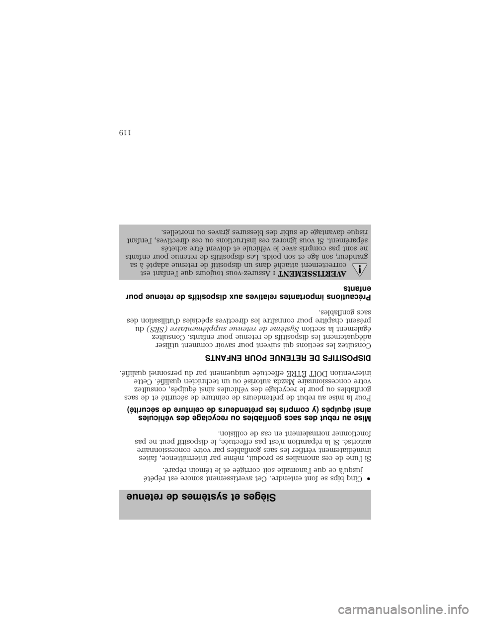 MAZDA MODEL B-SERIES 2010  Owners Manual (in English) 