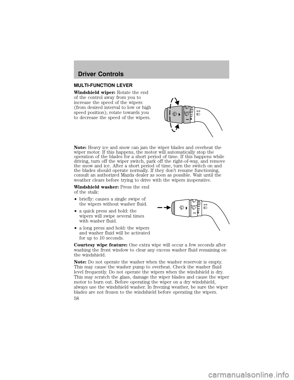 MAZDA MODEL B-SERIES 2010   (in English) Workshop Manual 