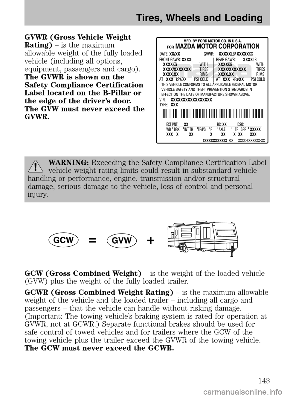 MAZDA MODEL B2300 TRUCK 2009 Owners Manual (in English) MAZDA MODEL B2300 TRUCK 2009 Owners Manual (in English)